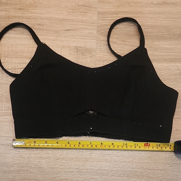 House of Harlow 1960 Tops - House Of Harlow | Elegant Black Women's Bralette Sparkly